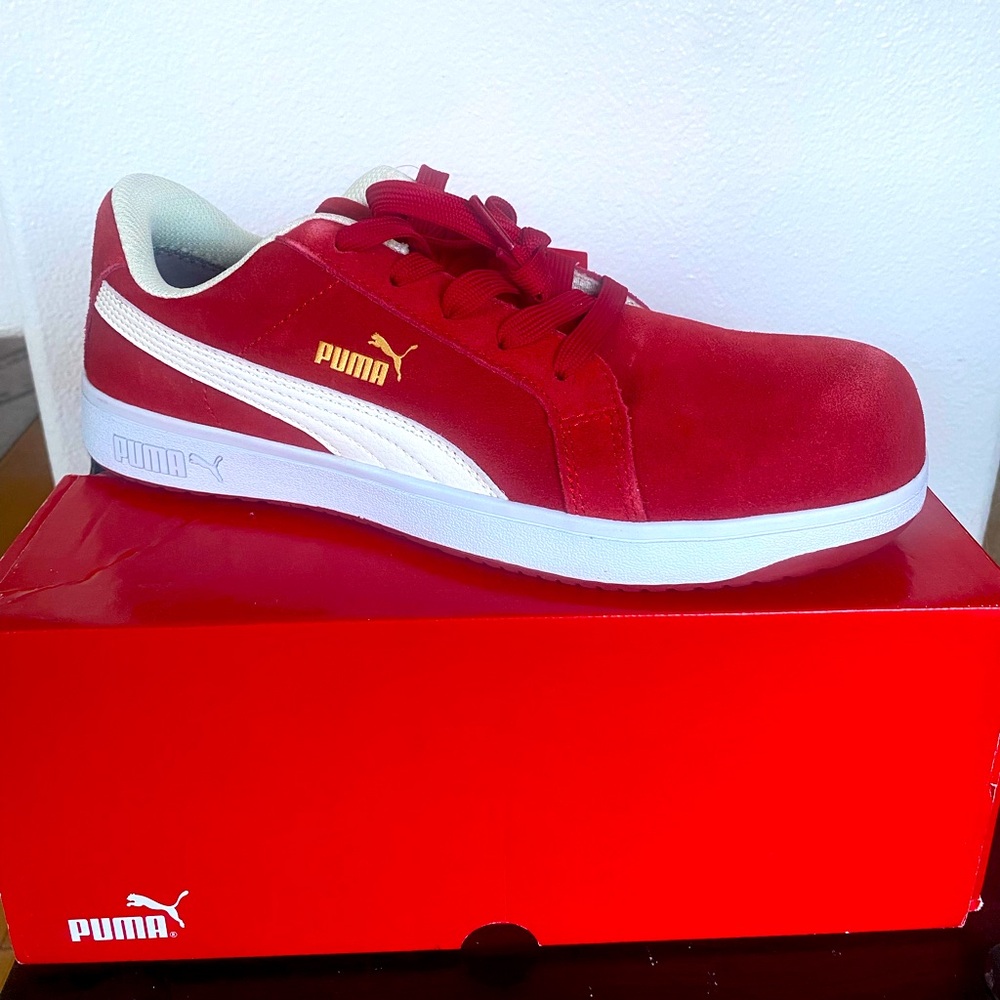 PUMA Iconic Suede Low - Safety Shoes Composite Toe SZ 10M